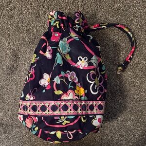 Vera Bradley Ditty Floral Drawstring Bag